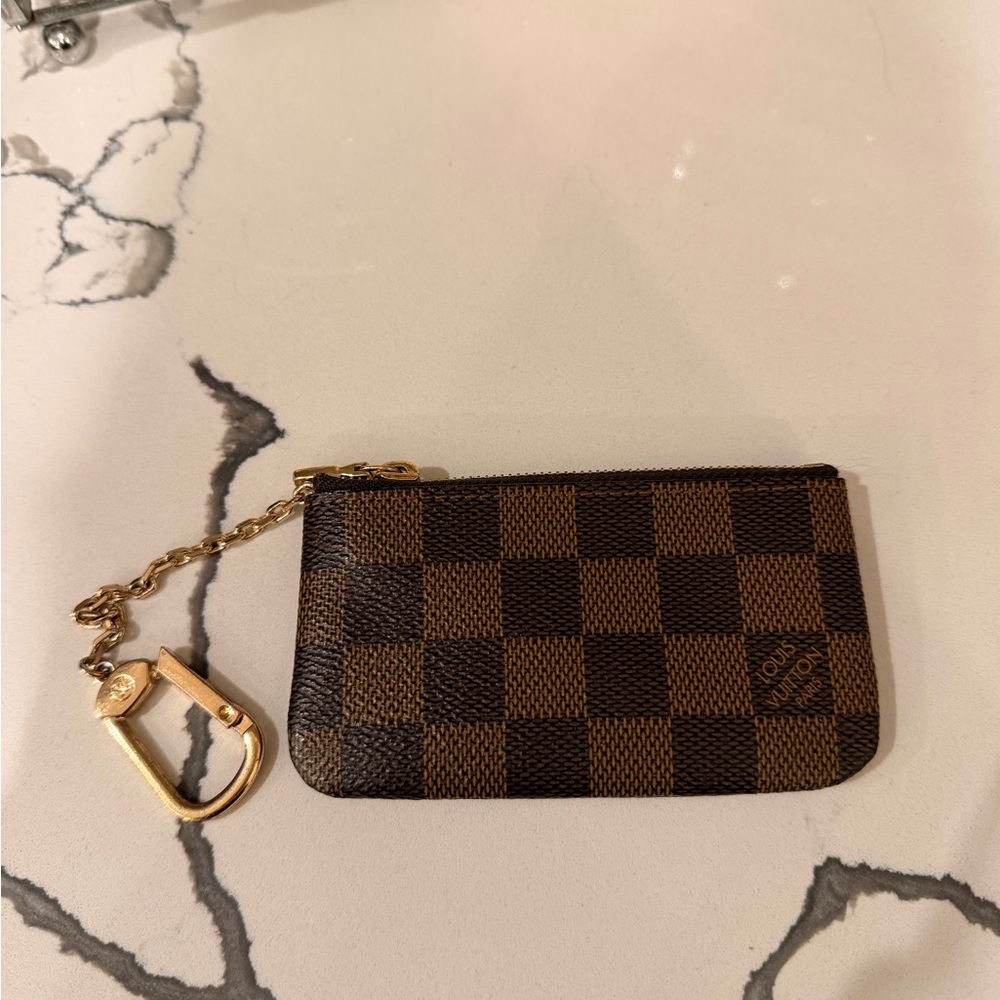 Louis Vuitton Dark Brown Checkered Key Holder
